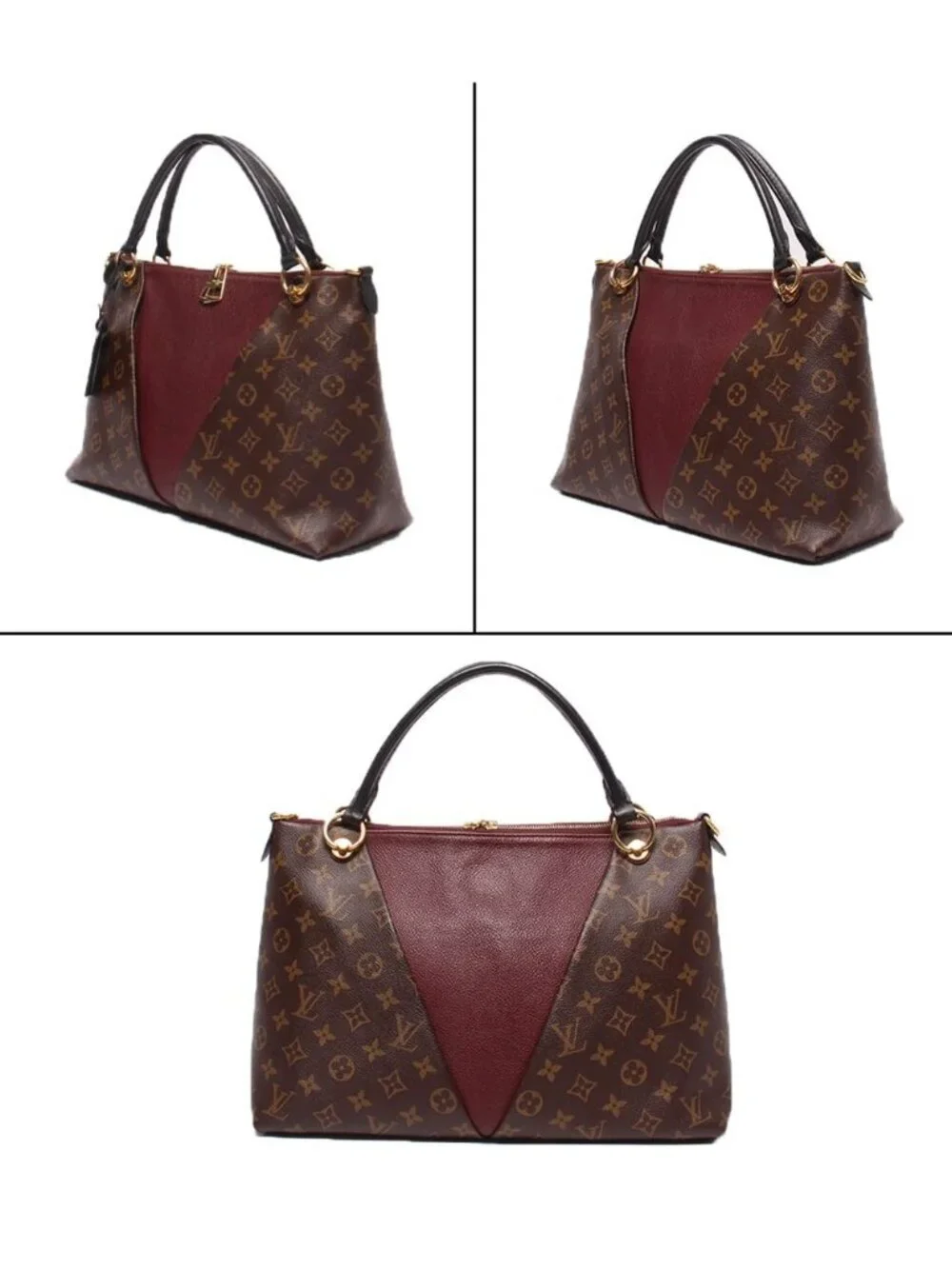 Louis Vuitton 2-Way Shoulder Bag Crossbody Tote MM Monogram